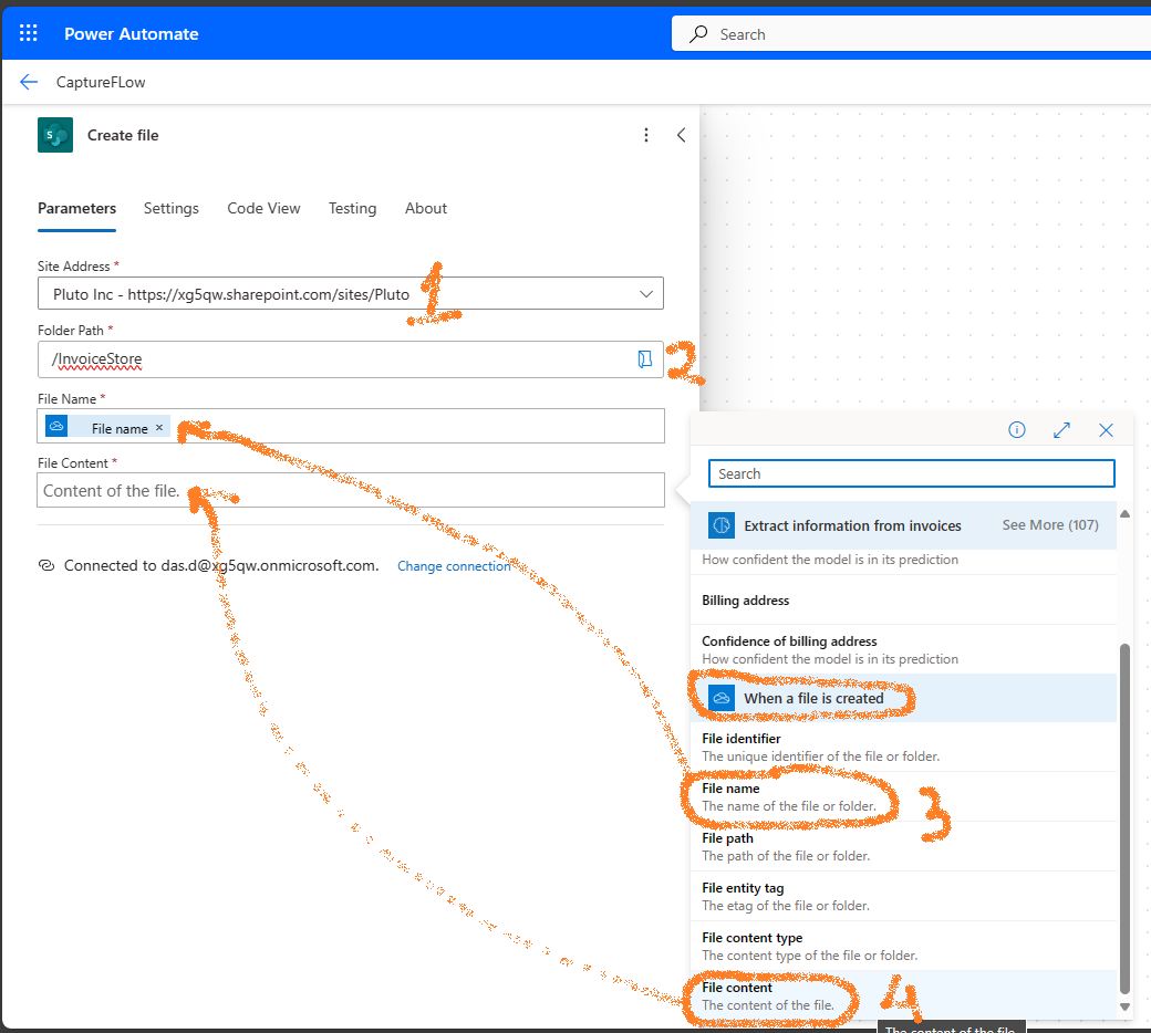 Configuring file creation in SharePoint